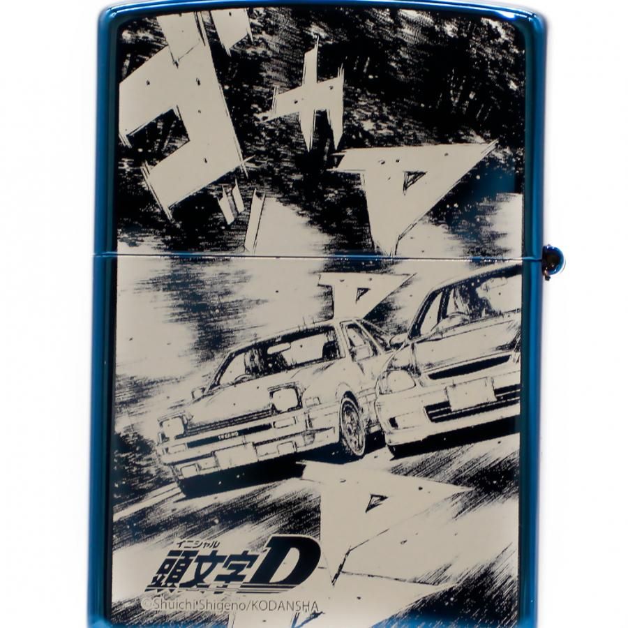 Zippo 『頭文字D』 ブルーチタン model 藤原拓海 「スキがあれば