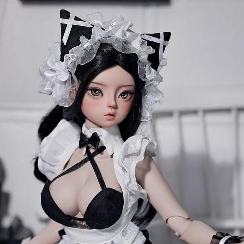 BJD 1/4 ドール本体 Neko 球体関節人形 ハンドメイド 猫又セクシー