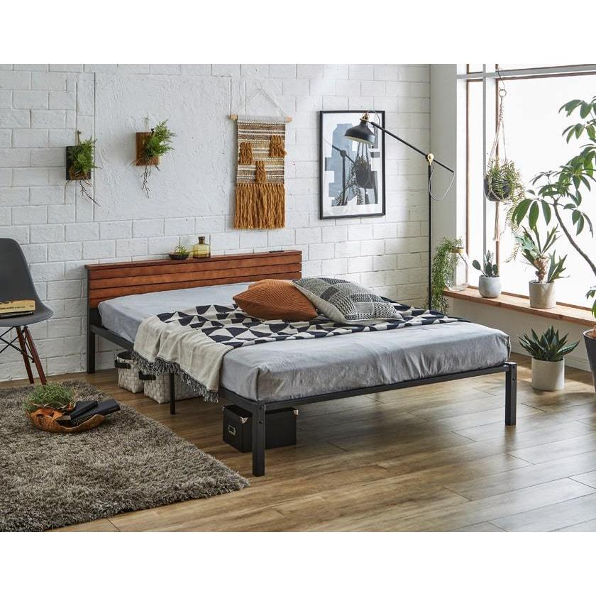 ネルコンシェルジュ スチールベッド アイアンベッド ベッドフレーム