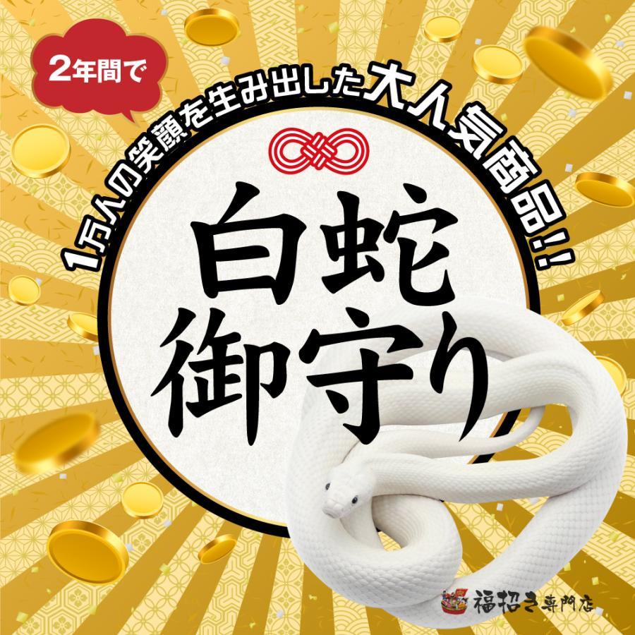 白蛇 ラミネート加工 【腹】 抜け殻 祈願 ご利益 縁起物 財布 金運