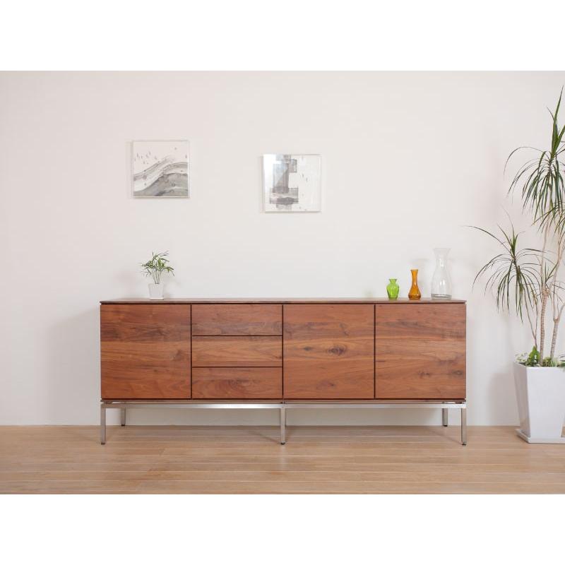 キャビネット リビングボード おしゃれ 北欧 幅180 収納