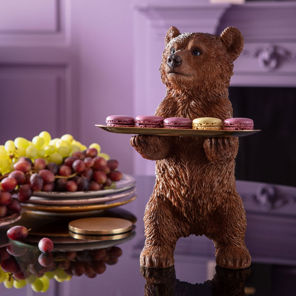 バトラースタンディングベア デコフィギア - オブジェ・置物の通販