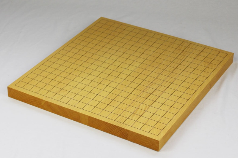 本榧卓上碁盤 1寸杢（ハギ）23Z152