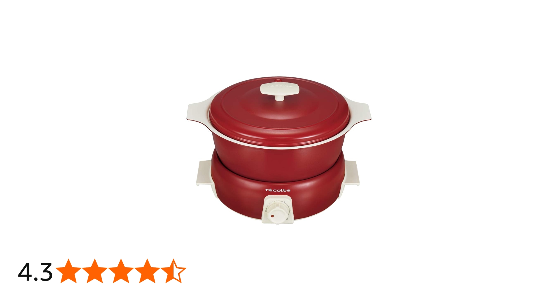 Amazon.co.jp: レコルト ポットデュオ タント 卓上電気鍋 卓上鍋 両手