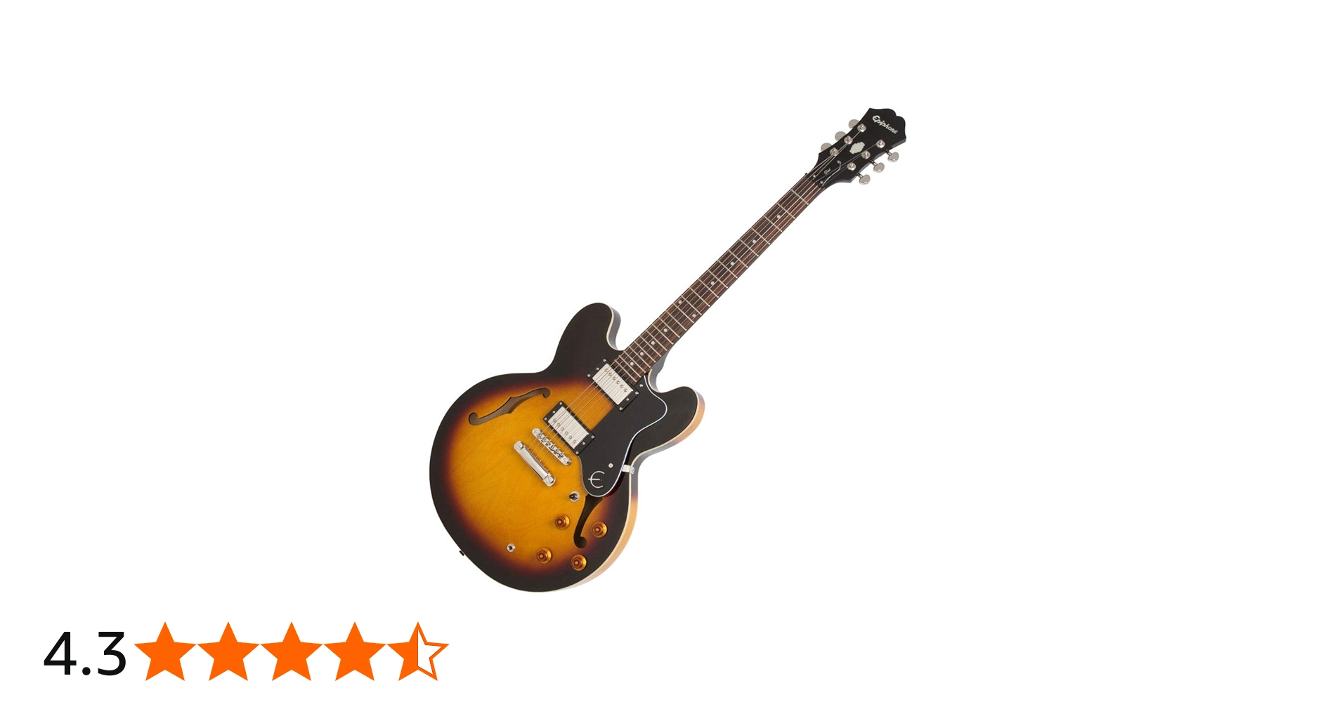 Amazon | Epiphone エピフォン セミアコギター Dot VS | セミアコ