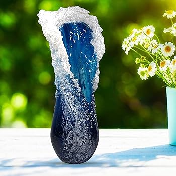 Amazon.co.jp: オーシャンウェーブ花瓶、マジェスティックな海の波の