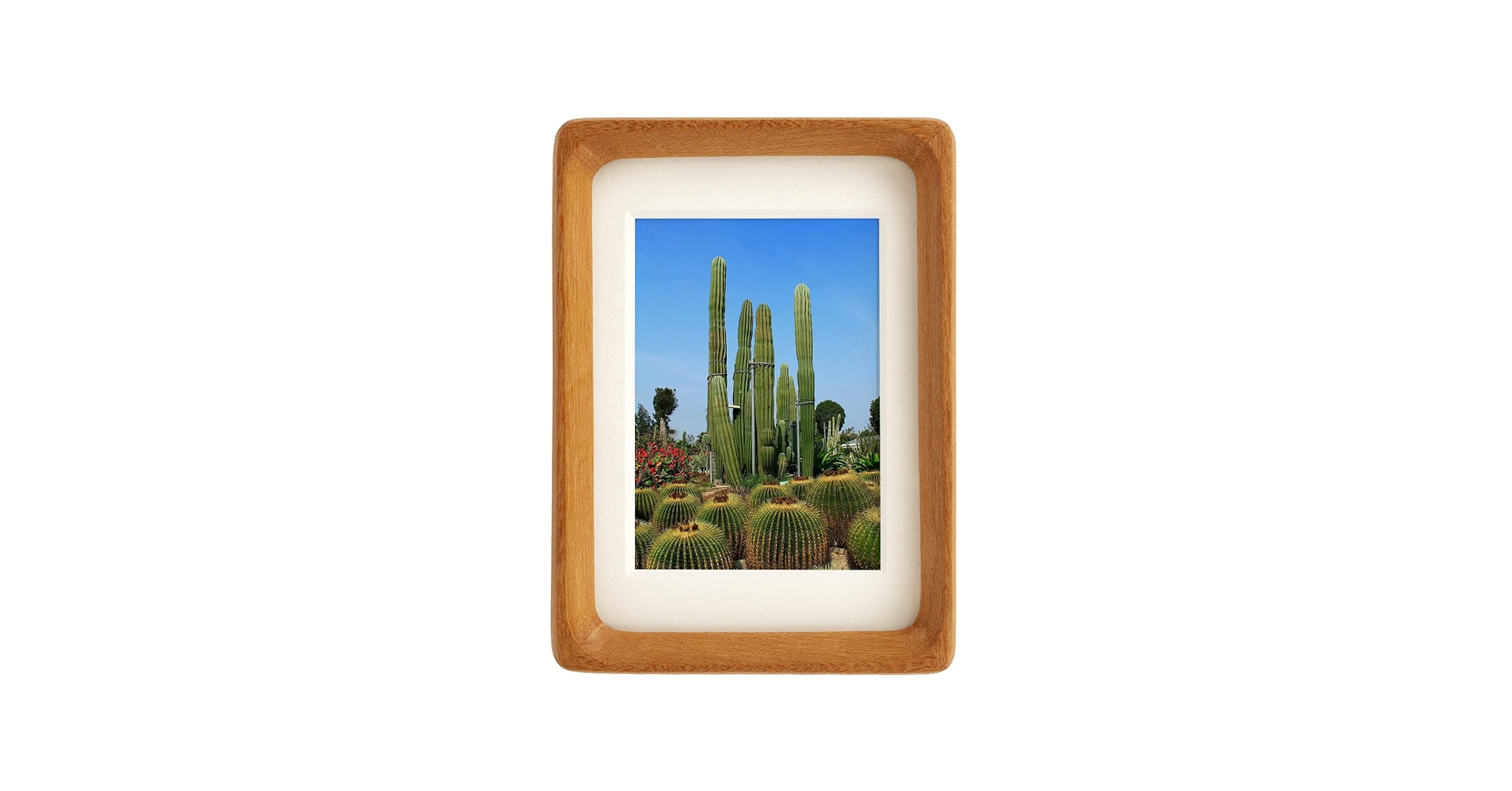 Amazon.com - MDICN Wood Picture Frame with Mat, Desk or Wall