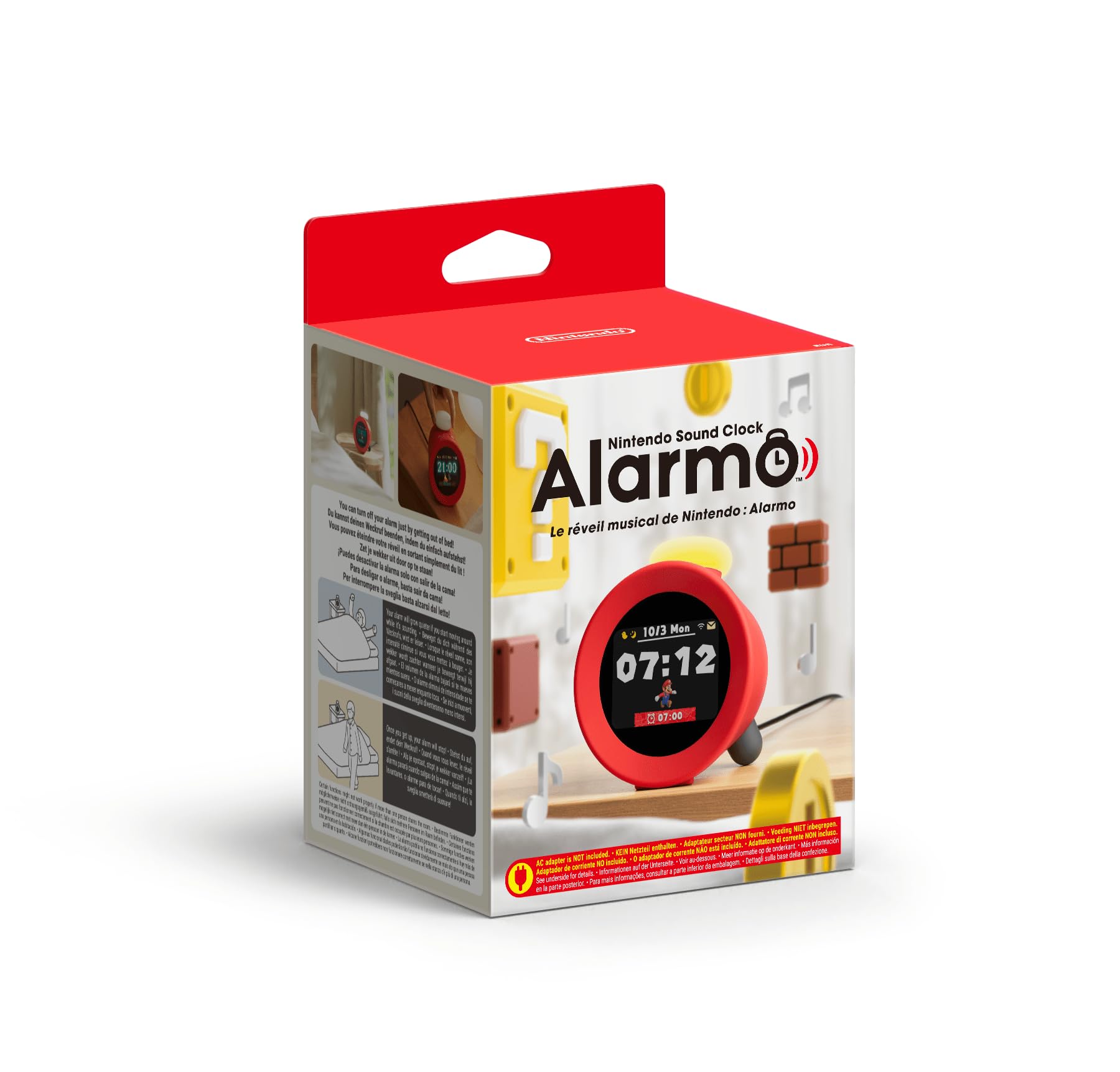 Amazon.com: Nintendo Sound Clock Alarmo Alarm Clock : Home & Kitchen