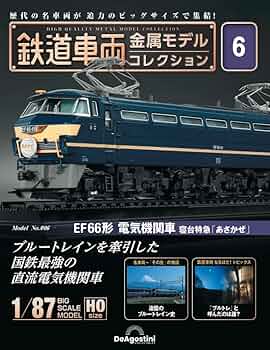 鉄道車両 金属モデルコレクション 6号 (EF66形 電気機関車 寝台特急