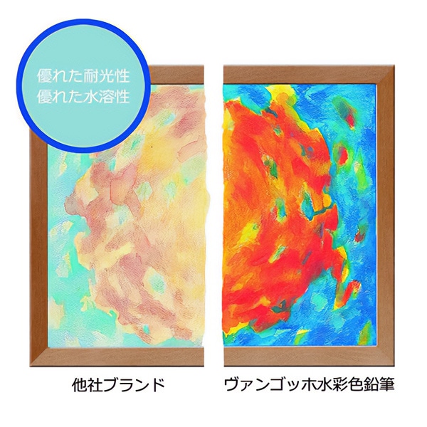 鉛筆 『ヴァンゴッホ水彩色鉛筆36色セット』 VAN GOGH ヴァンゴッホ