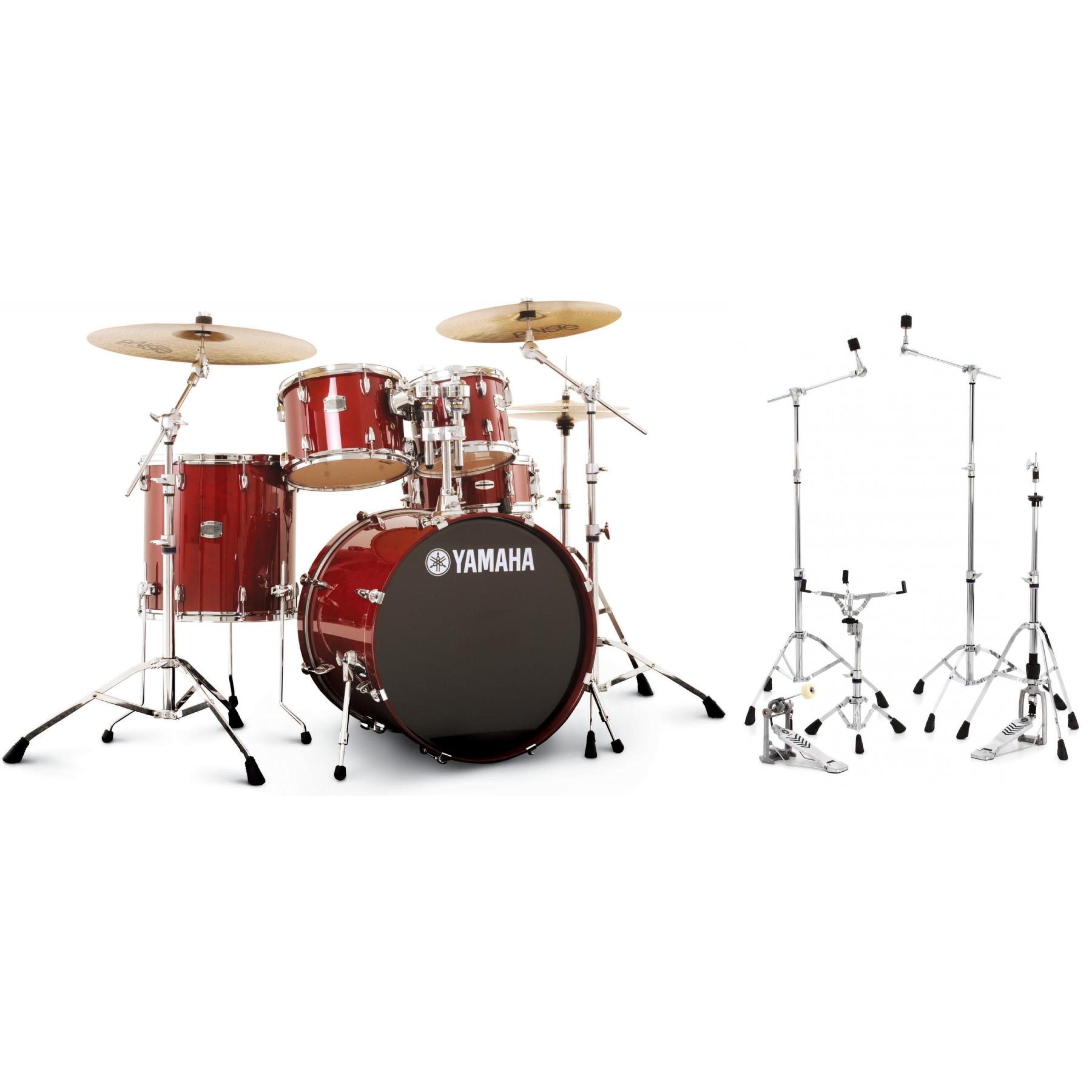 Yamaha SBP2F50 Stage Custom Birch 5-piece Shell Pack with HW-780