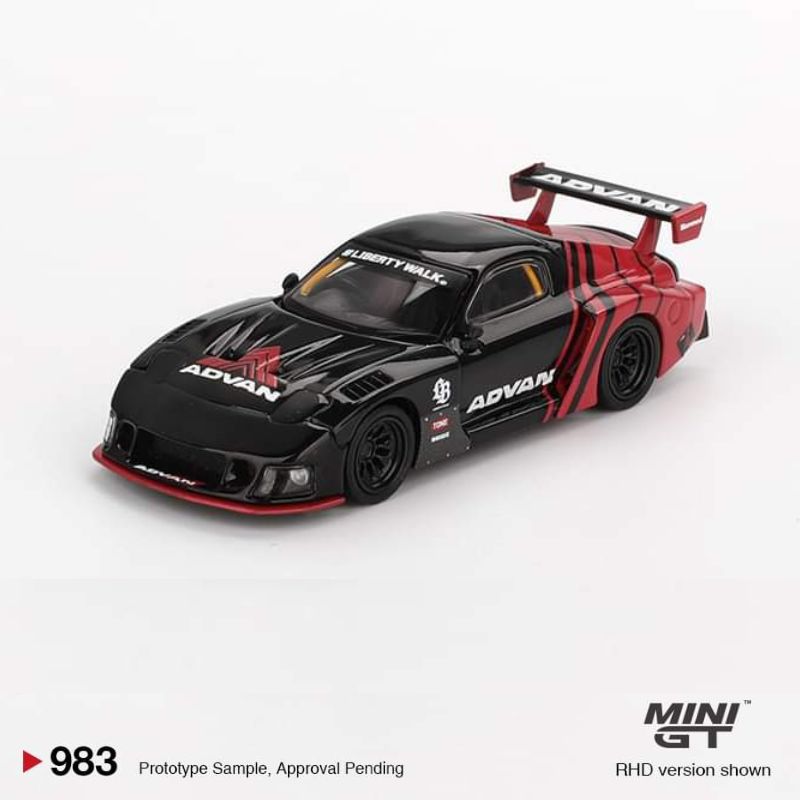 MINI GT Mazda RX-7 LB-Super Silhouette Advan - MINIATURE TOY SHOP