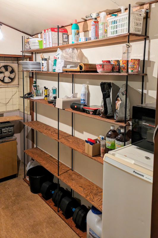 鉄筋を使って簡単にアイアンラックを作った│モリモト、スタジオ作るってよ