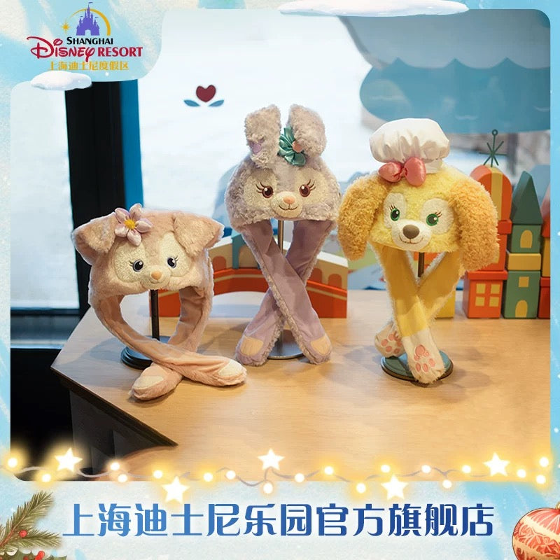 上海ディズニー リーナベル クッキーアン ステラルー 耳動く帽子