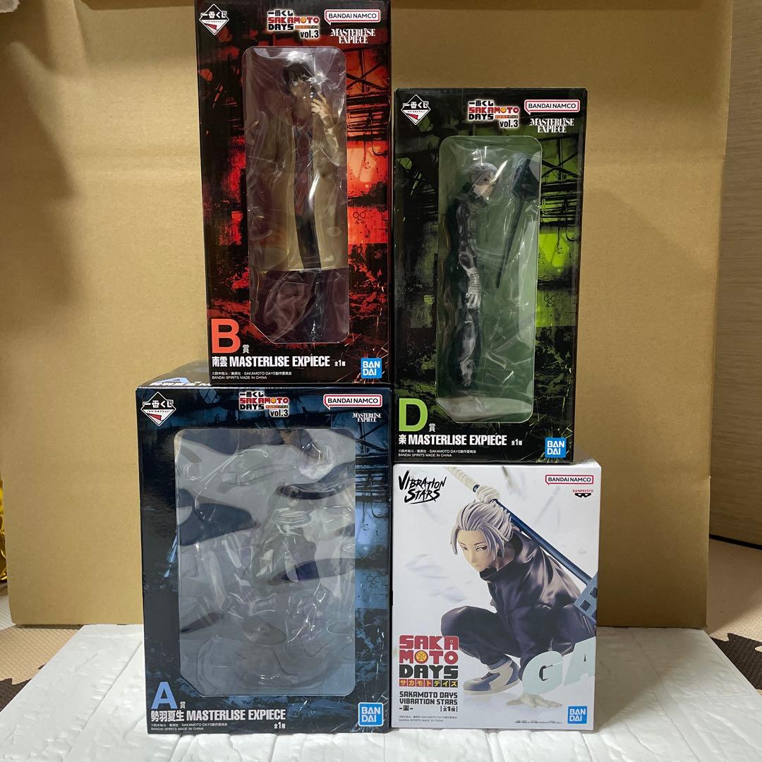 一番くじサカモトデイズ　フィギュア　4体セット 一番くじ SAKAMOTO DAYS vol.1｜一番くじ倶楽部｜BANDAI SPIRITS公式