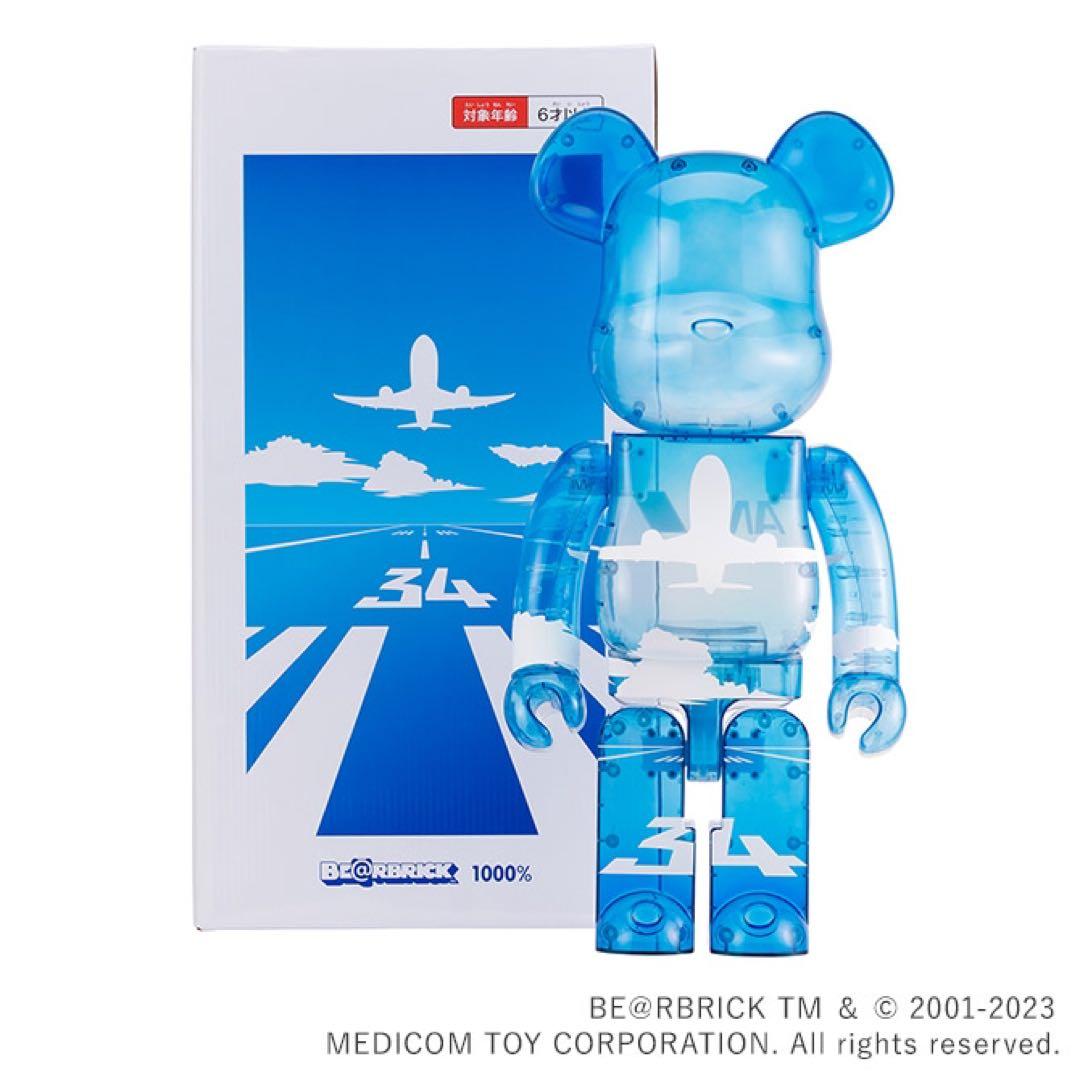 BE＠RBRICK for ANA ANAブルースカイ 1000% ベアブリック ANAオリジナル＞ BE＠RBRICK for ANA ANAブルースカイ 1000％