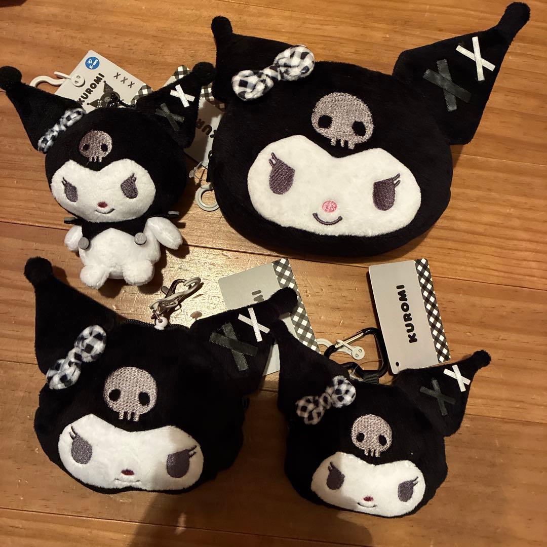 クロミパスケースバックチャームまとめ売り4点新品 sanrio（サンリオ） パスケース クロミ キティ マイメロ チャーム 定期