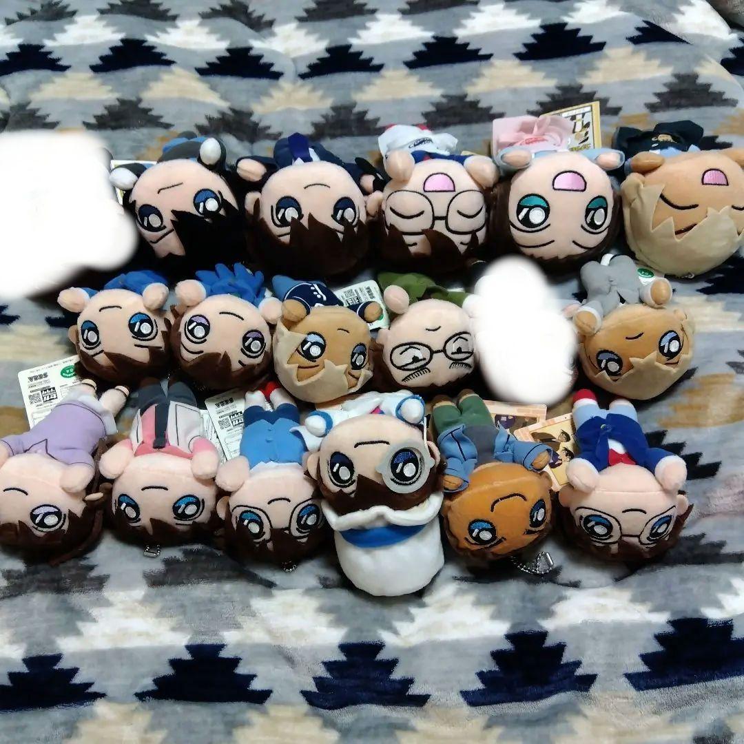 名探偵コナン 寝そべり キーチェーンマスコット ぬいぐるみセット大量まとめ売り③ 名探偵コナン 寝そべり ぬいぐるみ“コナン&怪盗キッド&灰原”～怪盗