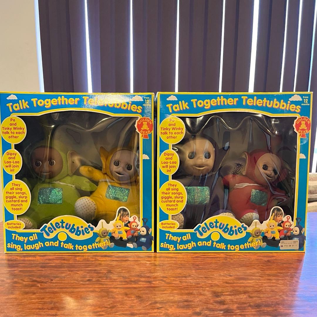 【4体セット】テレタビーズ トーキング ぬいぐるみ 同士でしゃべる！ Teletubbies/テレタビーズ・Talk Together Teletubbies・トーキング