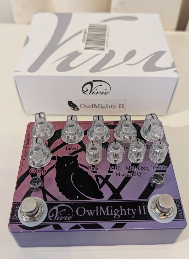 ​【廃盤・動作良好】Vivie OwlMighty II ベース用プリアンプ Vivie ( ビビー ) OwlMightyII ベース用プリアンプ 送料無料