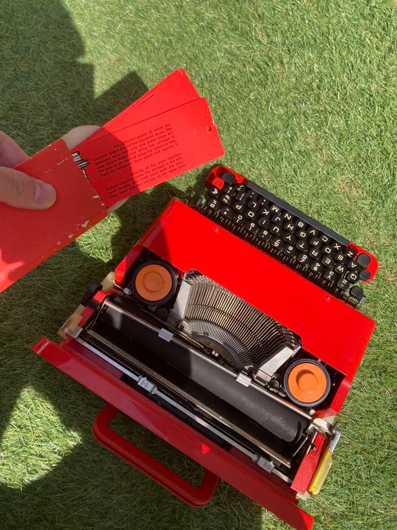 olivetti タイプライターvalenetineオリヴェッティヴァレンタイン Olivetti 