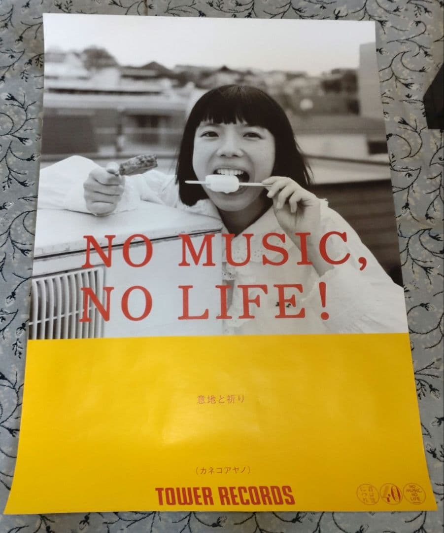 豆*）様 希少 カネコアヤノ タワレコ「NO MUSIC, NO LIFE! 特 角野隼斗が「NO MUSIC, NO LIFE.」ポスターに初登場 | タワーレコード