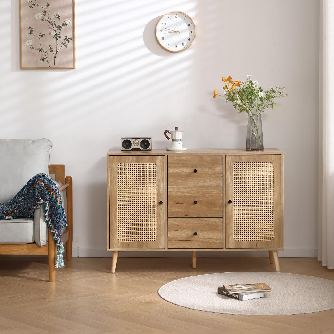 キャビネット サイドボード北欧 木目調 おしゃれ扉付き リビングボード キャビネット リビングボード サイドボード おしゃれ 北欧 幅90 木製