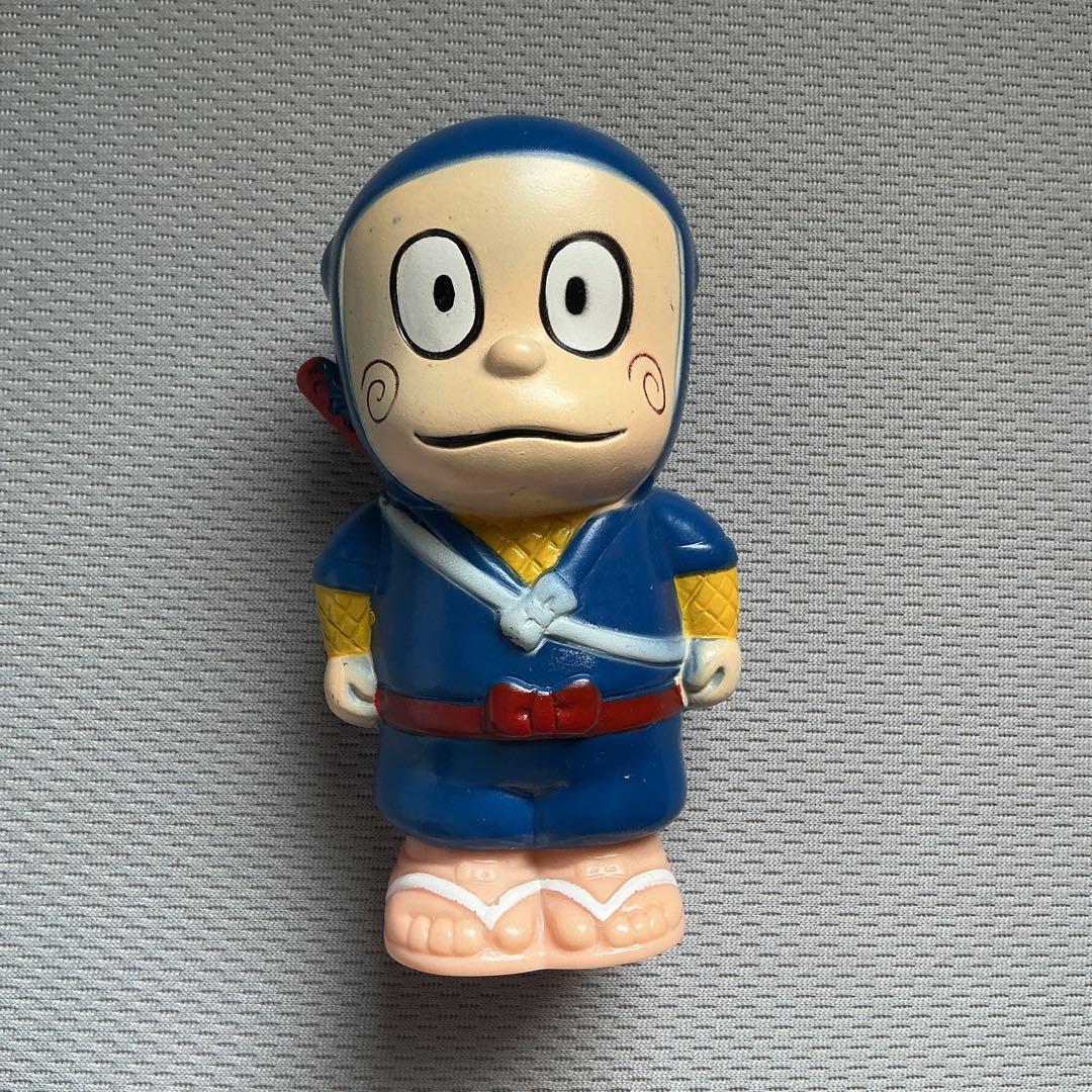 忍者ハットリ君　ソフビ　貯金箱　住友銀行　ノベルティ 忍者ハットリくん 貯金箱【当時物】 藤子小学館(住友銀行)｜トレファク