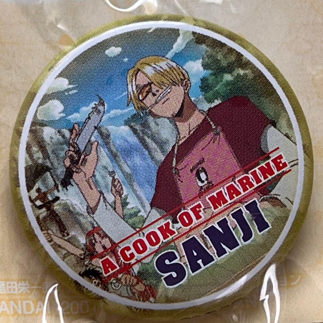 ONE PIECE 缶バッジ サングラス サンジ Mr.プリンス ONE PIECE ワンピース サンジ ミニ缶バッジ レトロ 当時物 サングラス