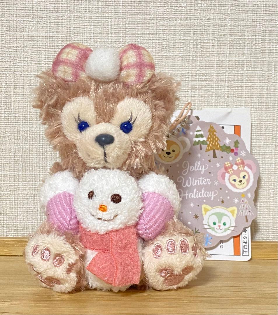 【新品未使用・タグ付き】　シェリーメイ　ウィンターホリデー　雪だるまストラップ 雪だるまと一緒！東京ディズニーシー“ダッフィー＆フレンズの