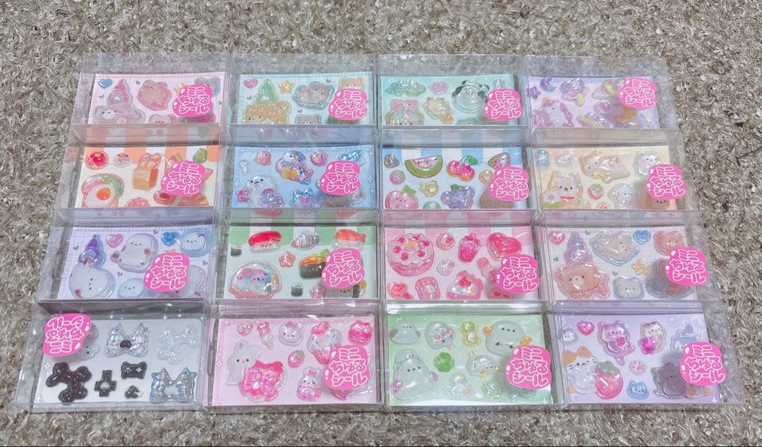 在庫ラスト　GiGO限定 うるちゅるポップシール mini GiGO限定「うるちゅるポップシール」2ヵ月連続300店舗で展開 人気の