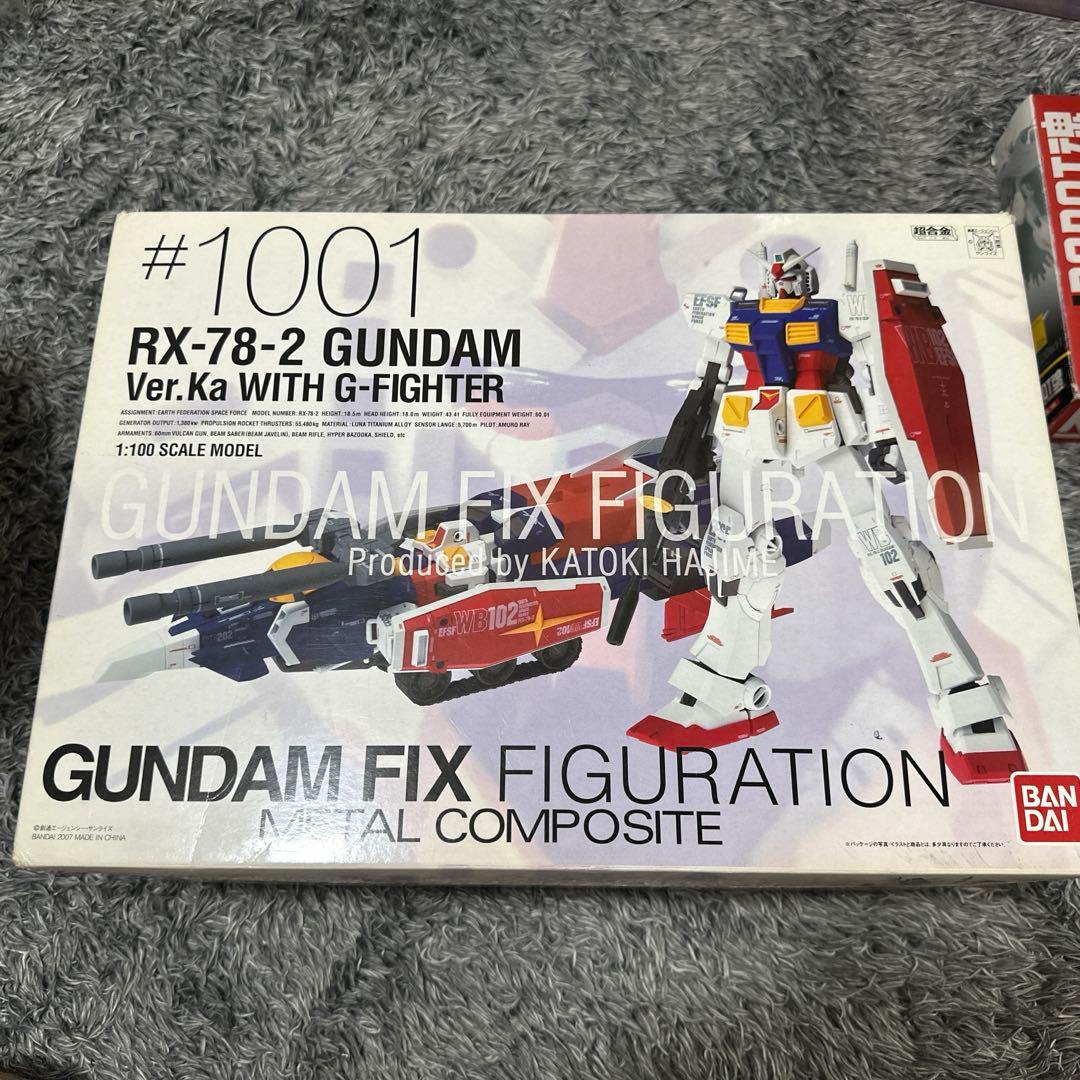 GUNDAM FIX FIGURATIONメタルコンポジットガンダム #1001 GUNDAM FIX FIGURATION METAL COMPOSITE ＃1001 GUNDAM Ver.Ka WITH G