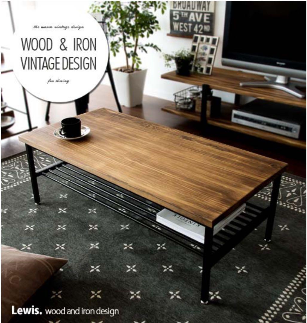 木製ビンテージテーブル/アイアン脚 楽天市場】アジアン ヴィンテージ スタイル カフェテーブル 無垢材