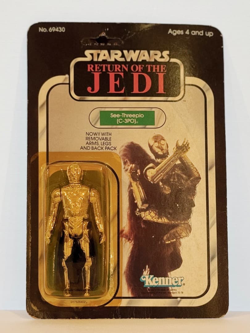 【激レア・美品】1983年オールドケナー スターウォーズ｜C-3PO＜未開封＞ ☆ケナー スター・ウォーズ コレクターシリーズ C-3PO 12インチ