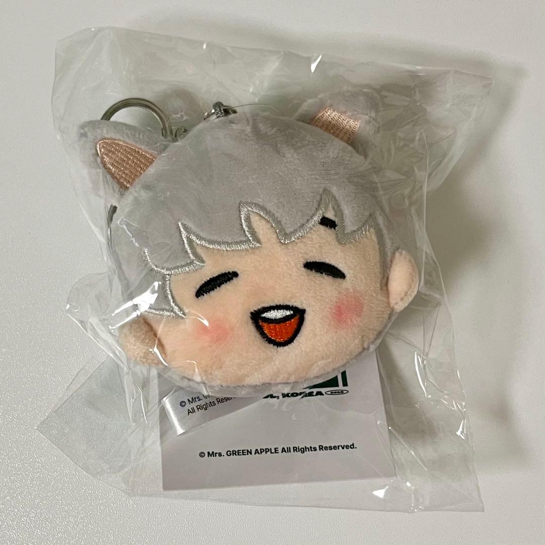 ミセスグリーンアップル　藤澤涼架　ソウル　ぬいぐるみ　キーホルダー　キーリング ミセス 藤澤涼架 韓国ソウルコン ぬいぐるみキーホルダー猫耳 - メルカリ