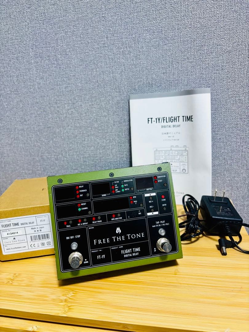 ギター Free The Tone FLIGHT TIME FT-1Y Free The Tone - Flight Time FT-1Y Delay - YouTube