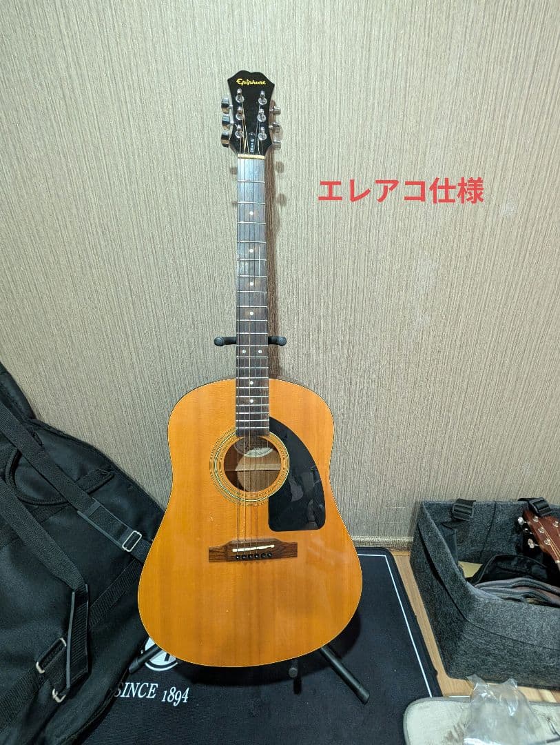 良音/Epiphone　AJ-10 改チューナー付エレアコ　ケース付 2026年最新】epiphone ajの人気アイテム - メルカリ