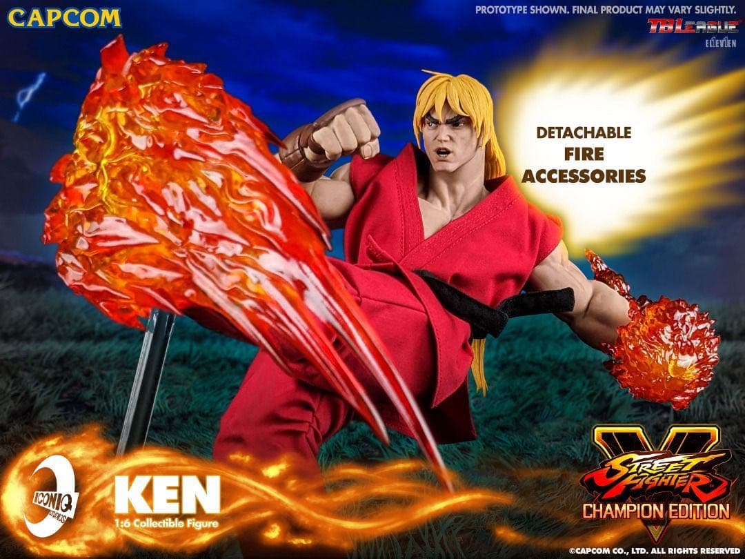 Iconiq IQGS-04ストリートファイターstreet fighterケン Iconiq Studios 1/6 IQGS-04 Street Fighter V Ken Masters - GunDamit