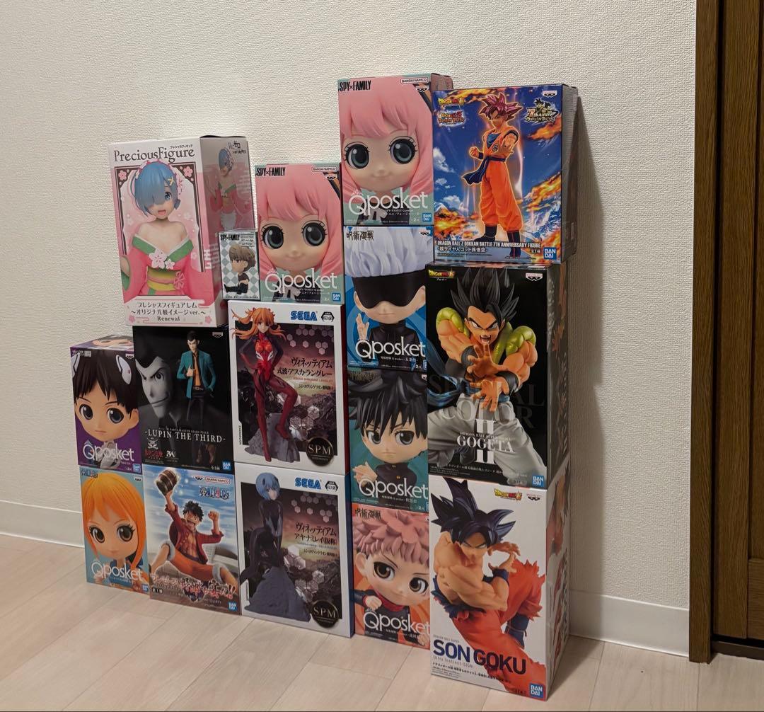 アニメフィギュア16点セットまとめ売り アニメフィギュアまとめ売り16個 - メルカリ