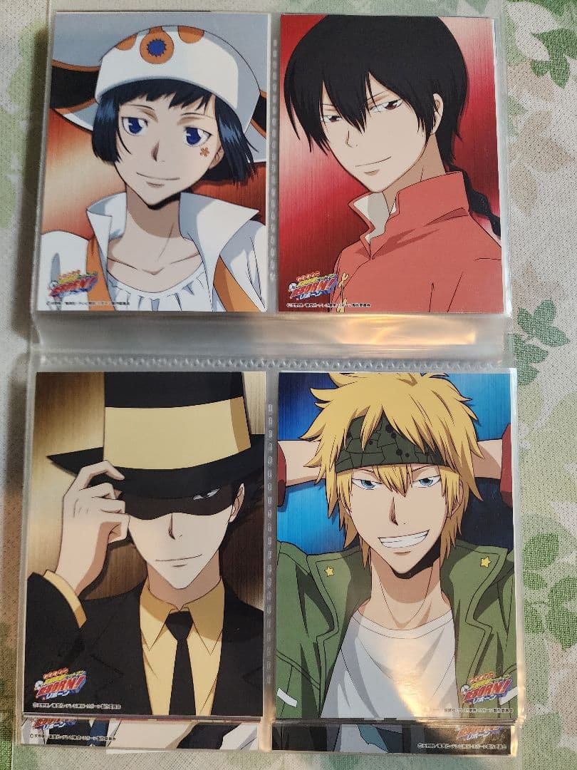 家庭教師ヒットマンREBORN　JF限定ブロマイド　アルコバレーノセット ブロッコリーブース物販商品「家庭教師ヒットマンREBORN!」 | ジャンプ