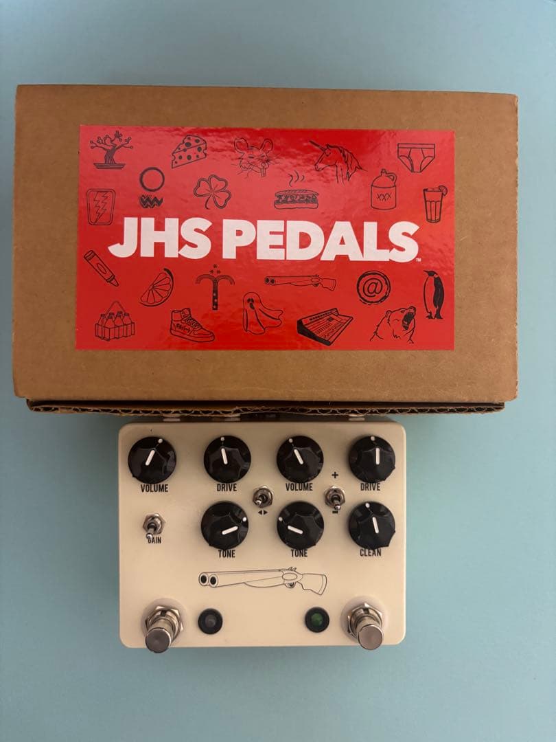 ギター JHS PEDALS Double Barrel V4 JHS Double Barrel V4 2 in 1 Dual Overdrive Pedal – CBN Music Warehouse