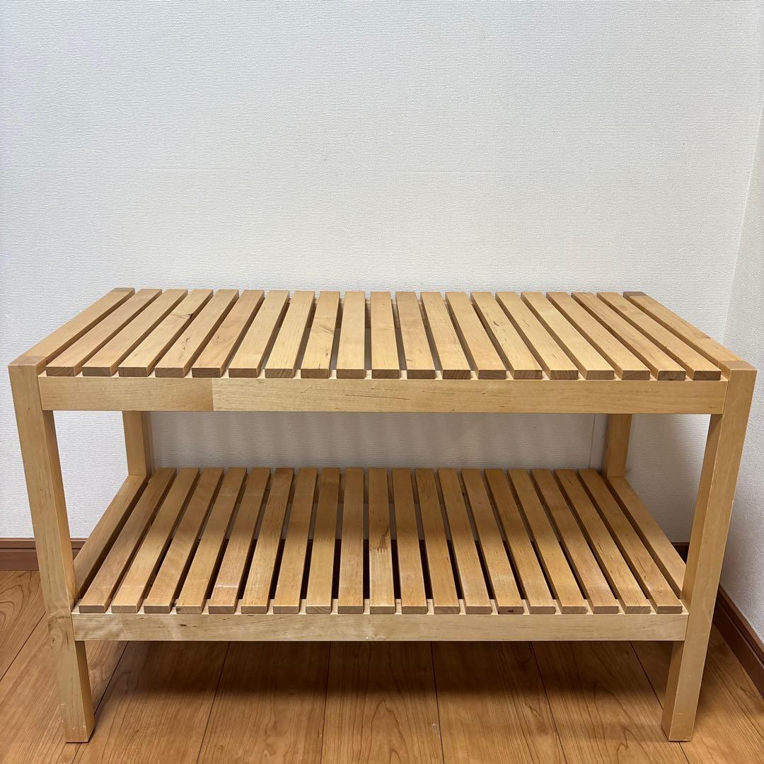 六角レンチ付きIKEA MOLGER モルゲル ベンチ 廃盤 廃盤品】IKEA MOLGER モルゲル 木製ベンチ バーチ無垢 - メルカリ