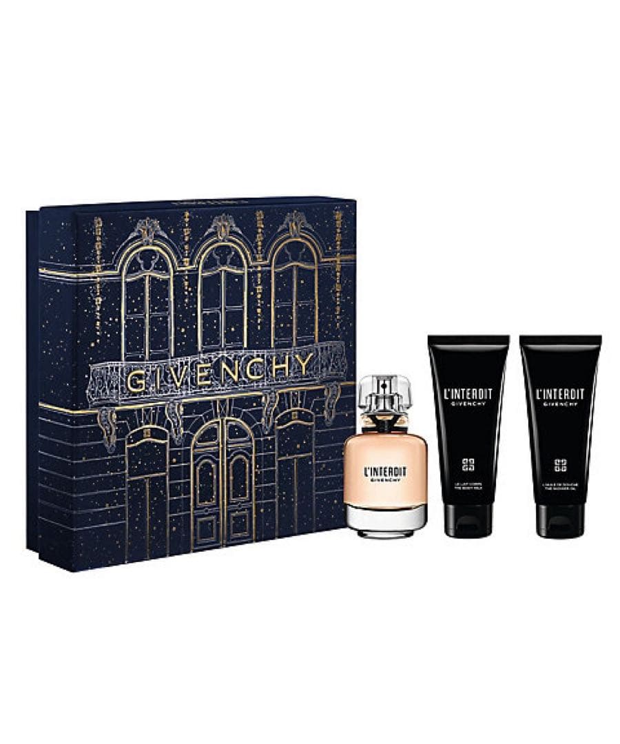 GIVENCHY L'INTERDIT ギフトセット Amazon.com : Givenchy L'interdit Eau De Parfum Holiday Gift Set (3