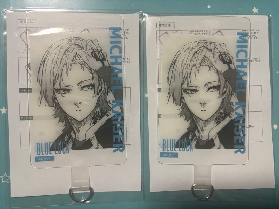 ブルーロック展　フォンタブコレクション　ミヒャエル・カイザー　アレクシス・ネス ブルーロック展 ミニ色紙 ミヒャエル・カイザー アレクシス・ネス
