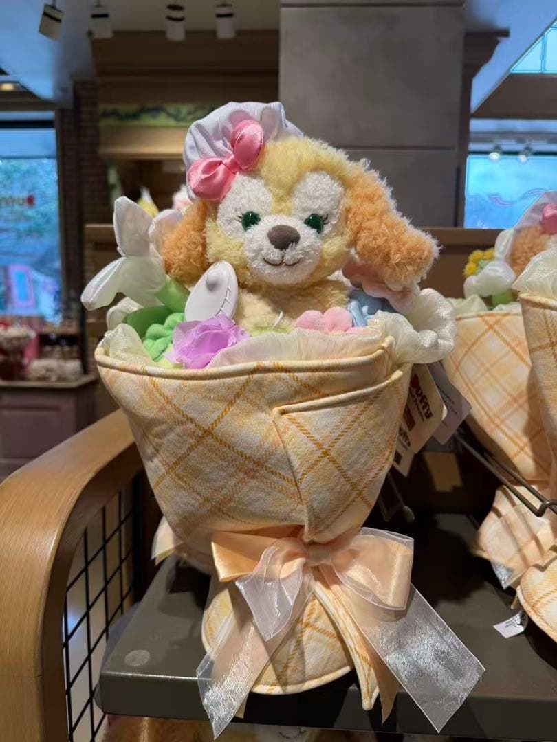 上海ディズニー クッキーアン　ぬいぐるみ 花束型 上海ディズニー スプリング🌸 クッキーアン ぬいぐるみMサイズ