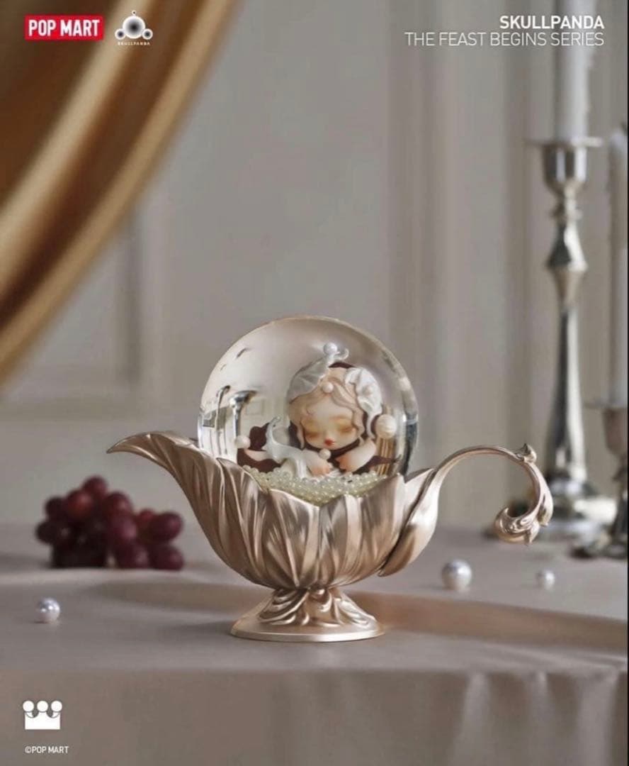 POP MART スカルパンダ スノードーム 期間限定出品】 skullpanda スノードーム オルゴール - メルカリ