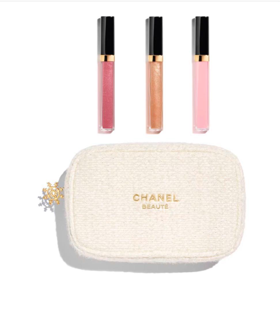 新品CHANELルージュココグロストリオセットシャネルホリデーコフレノベルティ シャネル］ルージュ ココ グロス トリオ セット［2025年 11月発売