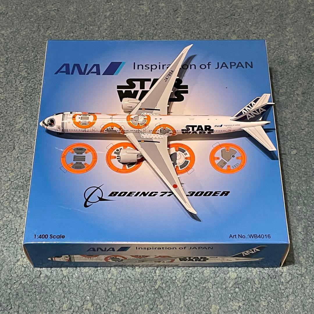 ANA 777-300ER スターウォーズ JA789A BB8 av 400 1/100 B777-300ER ANA スターウォーズ BB-8 JA789A