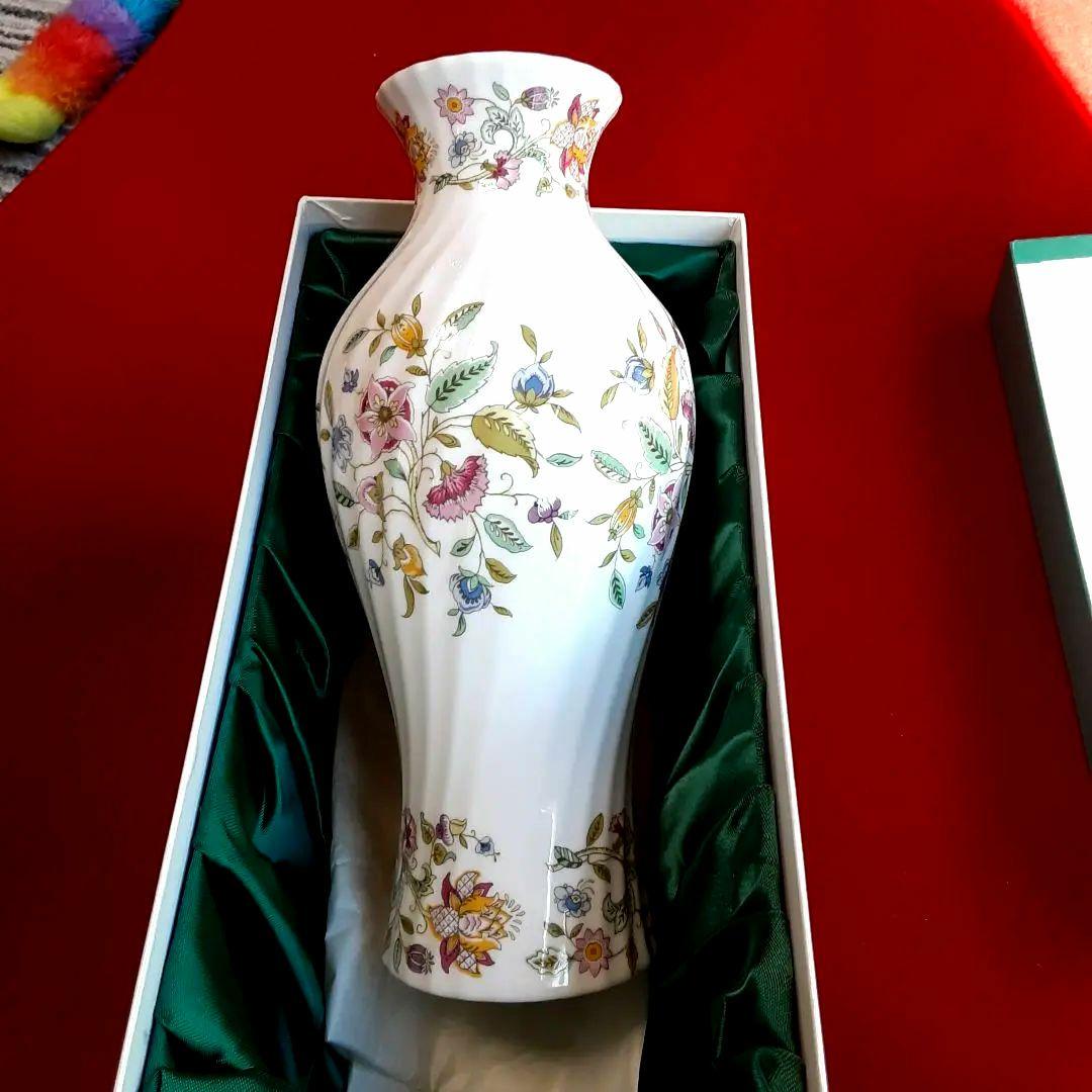 054)ミントン花柄花瓶 054)ミントン花柄花瓶