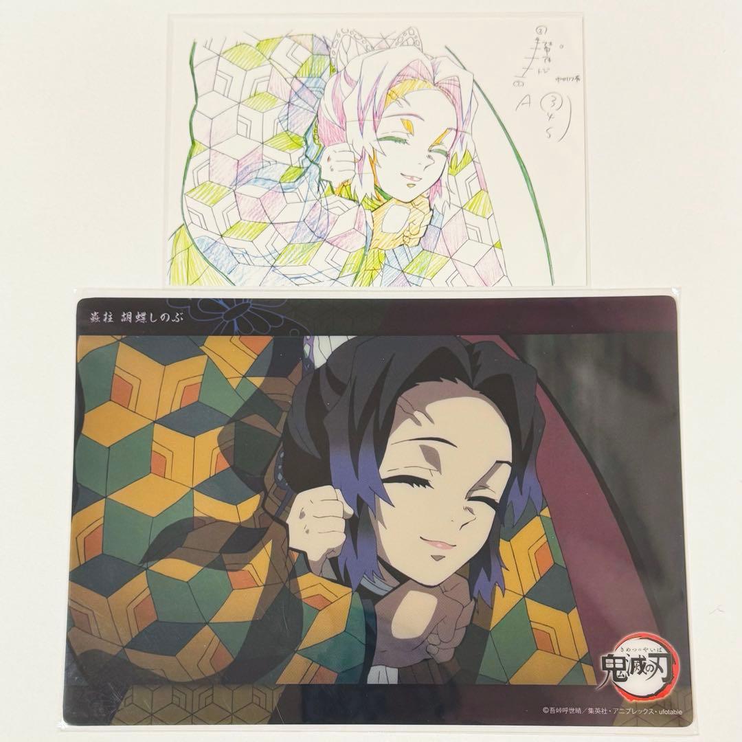 鬼滅の刃 胡蝶しのぶ 冨岡義勇 ビッグクリアカード 立志編 展示原画ポストカード グッズ情報【展示連動】｜アニメ「鬼滅の刃」 柱展 －そして無限城へ